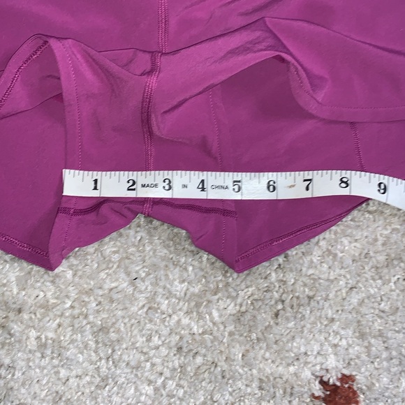 Lululemon- Size 10- 2.5”- Moonlit Magenta- Low-Rise Speed-Up Shorts - Picture 7 of 16